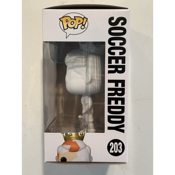 Funko Pop! Soccer Freddy #203 Funko Shop Exclusive DIY New #1 - Picture 3 of 7
